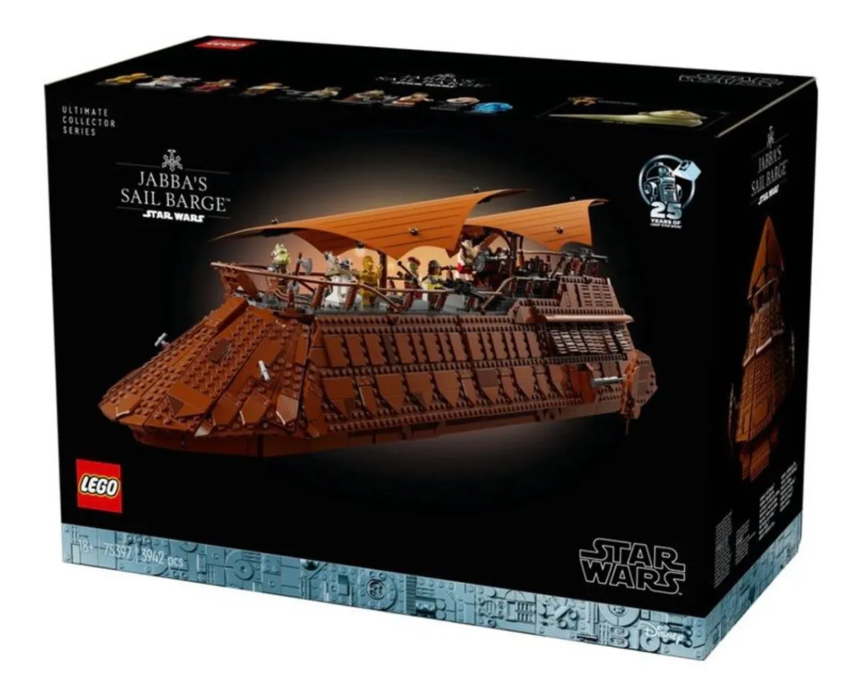 Lego Star Wars 75397 Return Of The Jedi Jabba's Sail Barge Set For Adults - Image 3