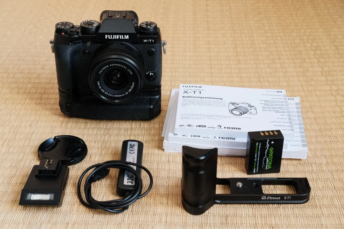 Fujifilm Fuji X-T1 black 16.3MP camera body - Image 3