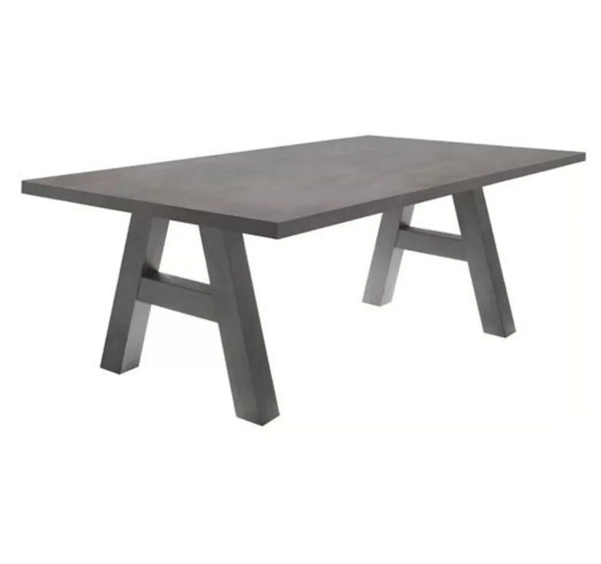 Dark grey top dining table - Image 2
