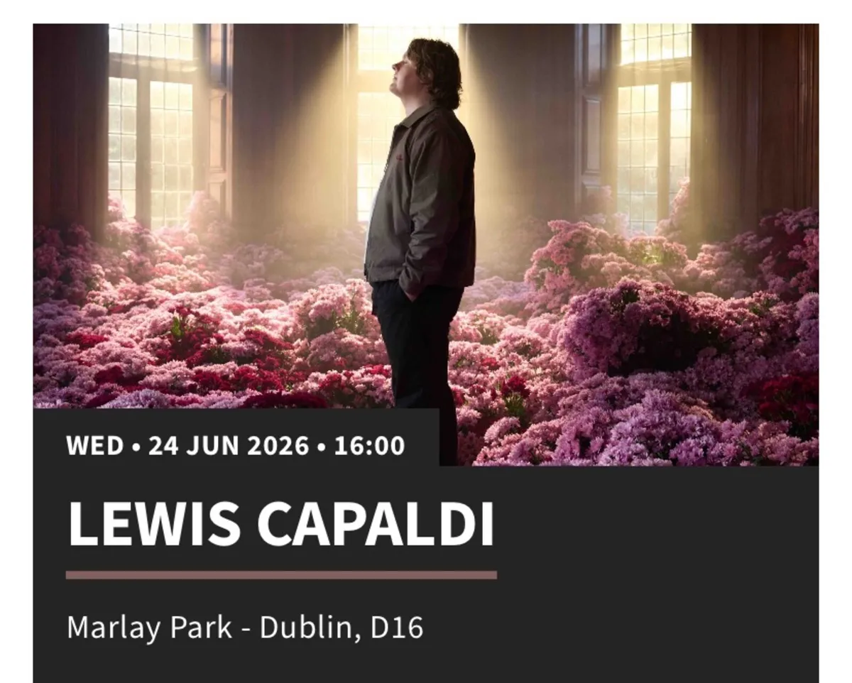 Lewis Capaldi Front (Golden Circle) x 2 tickets