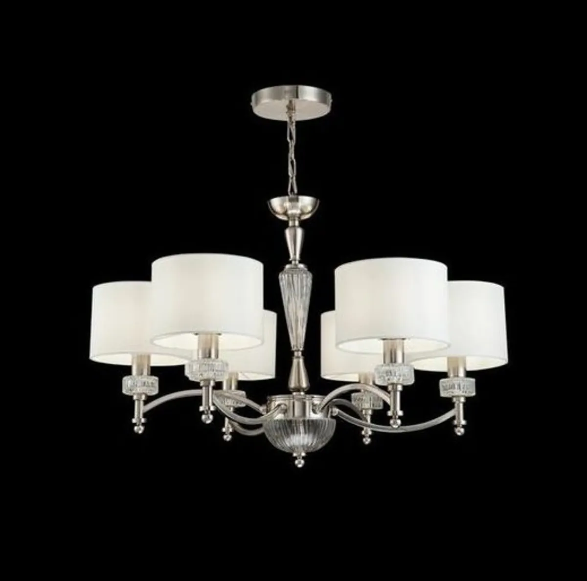 Basche 6-Light Shaded Chandelier - Image 1