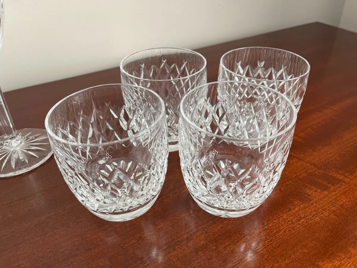 Cavan Crystal Tumblers and Waterford Marquis wine - Image 3