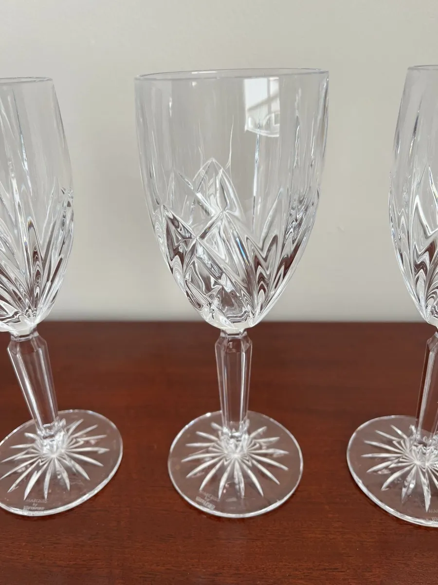 Cavan Crystal Tumblers and Waterford Marquis wine - Image 4