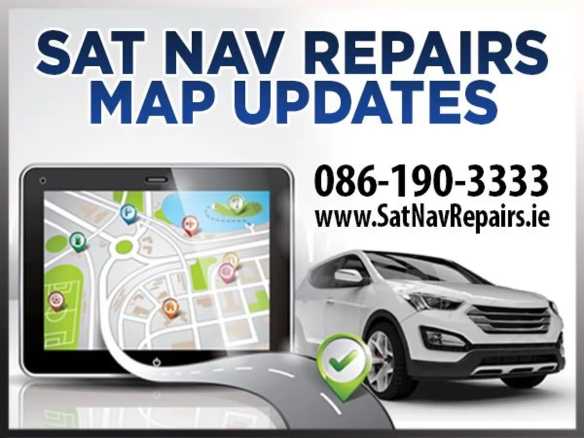 SAT NAV  MAP UPDATES  - REPAIRS  - SALES - Image 1
