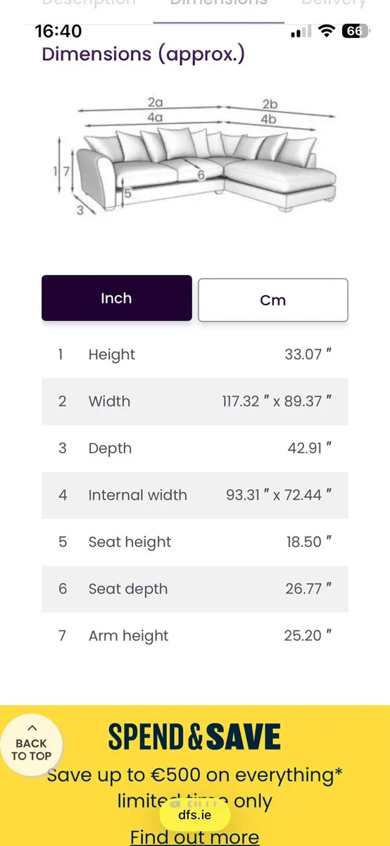 L shaped couch - Image 4