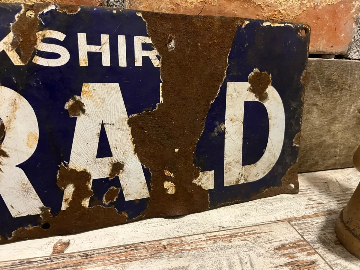 Vintage Enamelled sign - Image 3