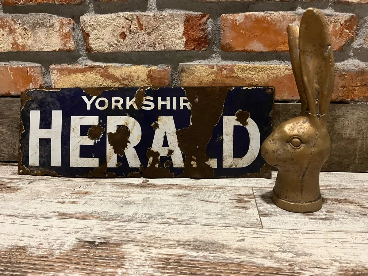 Vintage Enamelled sign - Image 4