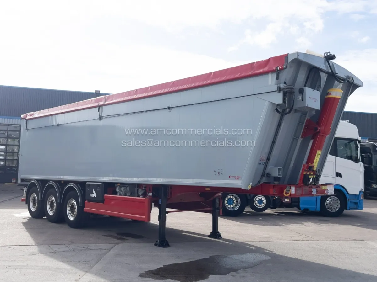 2023 STAS PLANK SIDED TIPPING TRAILER - Image 1
