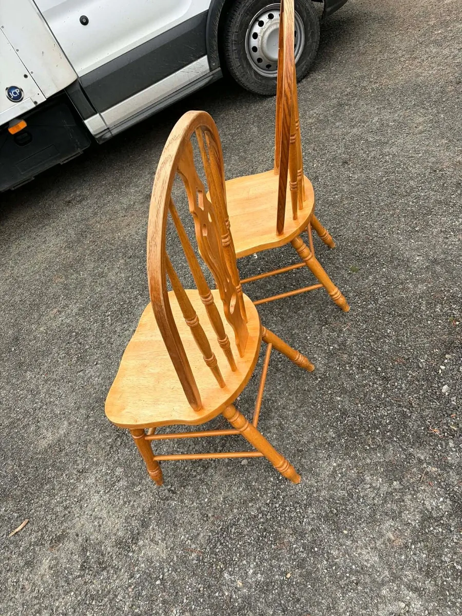 2 wooden chairs €10 - Image 4