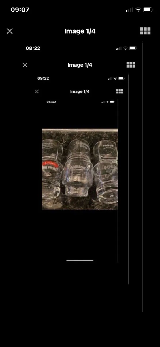 Irish Whiskies Glasses Collection (6) - Image 1