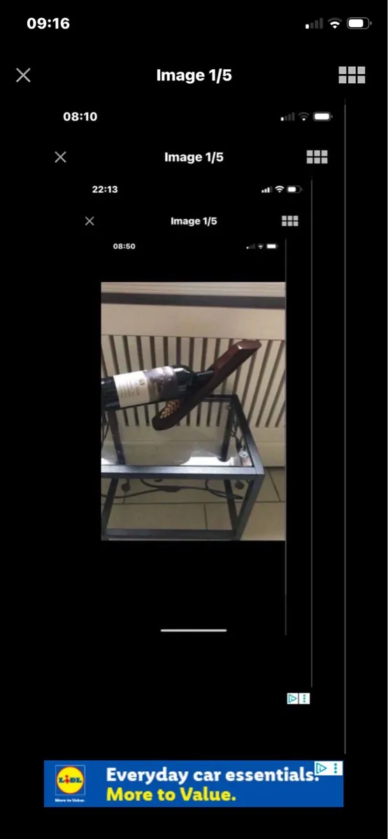 Wooden Balanced Wine Holder - Image 1