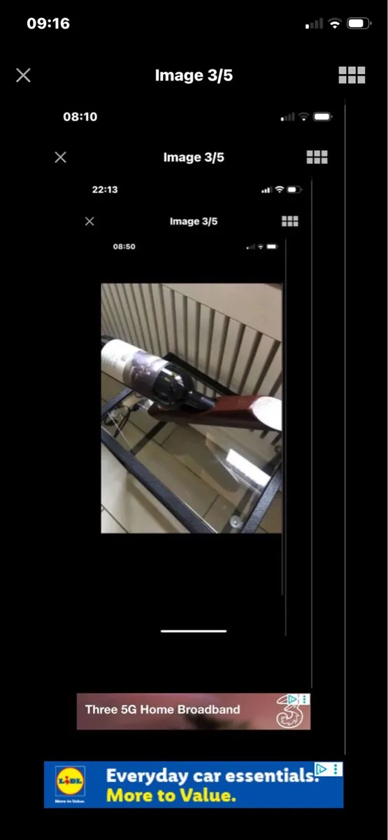 Wooden Balanced Wine Holder - Image 3