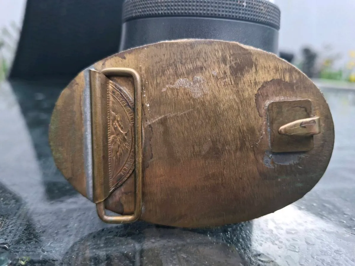 Vintage BUDWEISER Brass Belt Buckle - Image 2