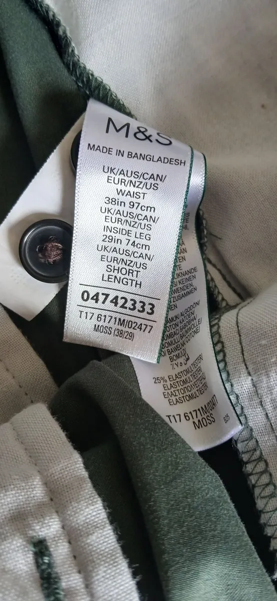 2 PAIRS OF MANS BRAND NEW  SLACKS. - Image 3