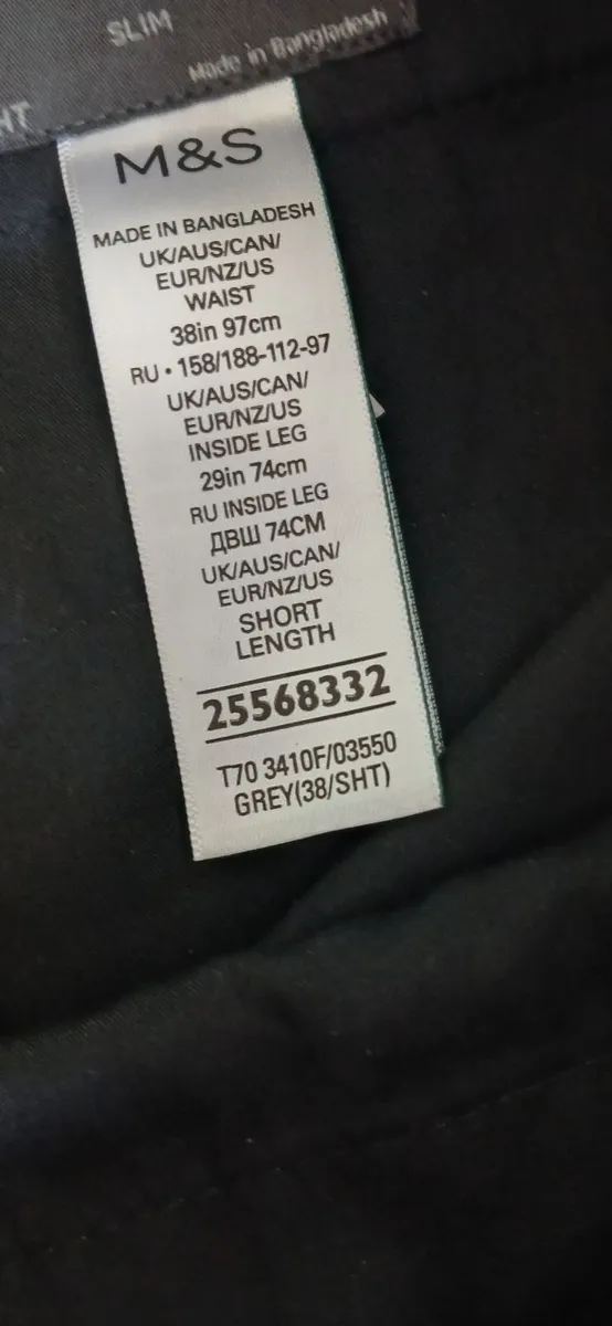 2 PAIRS OF MANS BRAND NEW  SLACKS. - Image 2