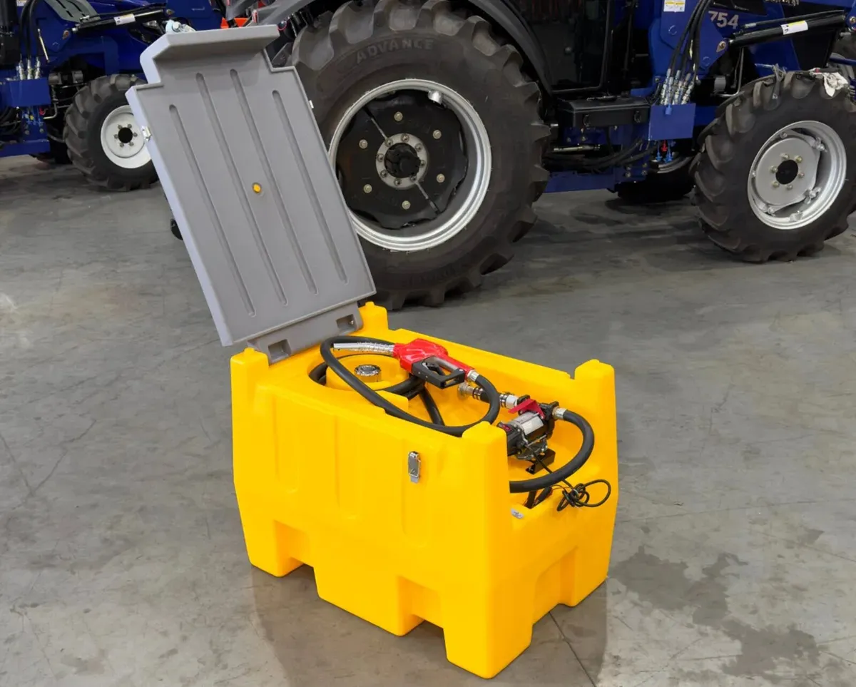 220L DIESEL FUEL TANK WITH 12V PUMP - Image 1