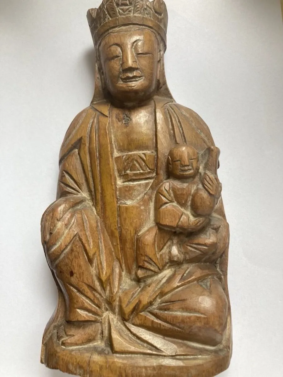 18th/19th Century Chinese Goddess Guanyin Carvings - Image 2