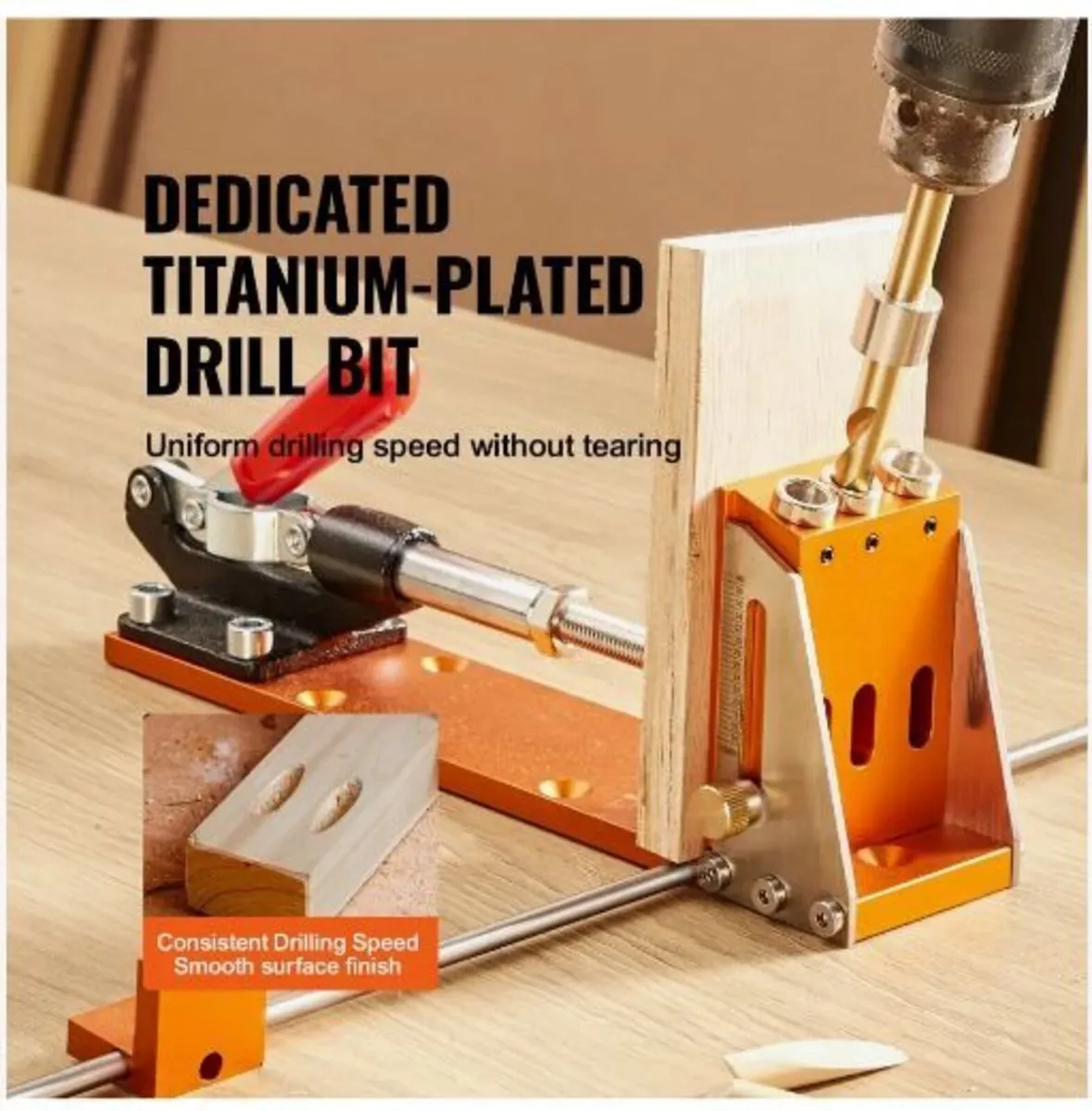 Pocket Hole Jig Kit, 34 Pcs Pocket Hole - Image 3