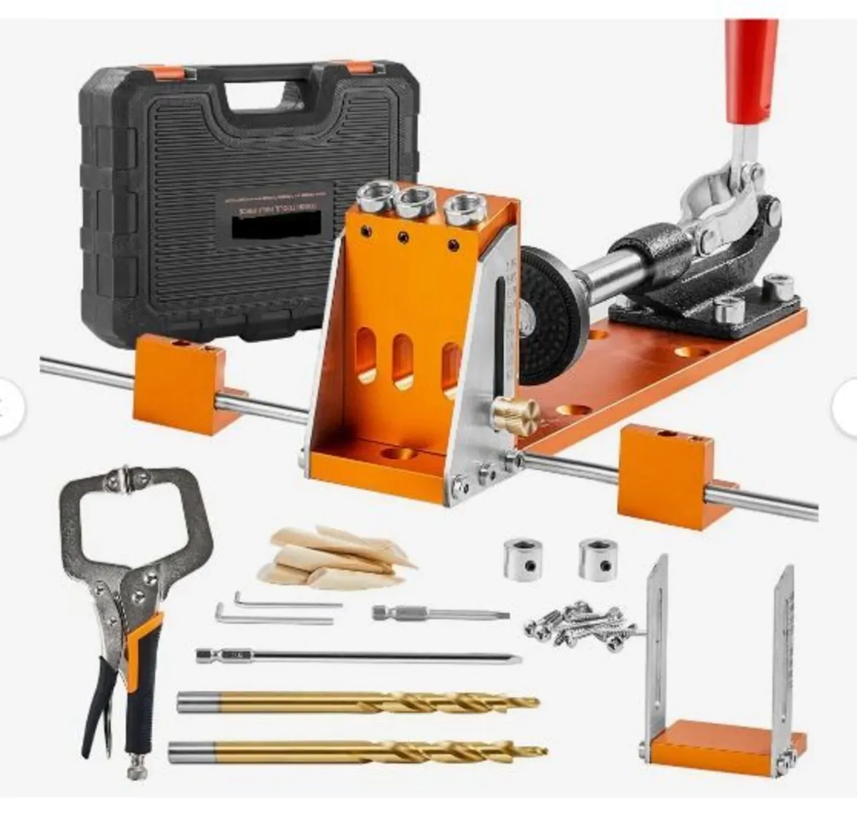 Pocket Hole Jig Kit, 34 Pcs Pocket Hole - Image 1