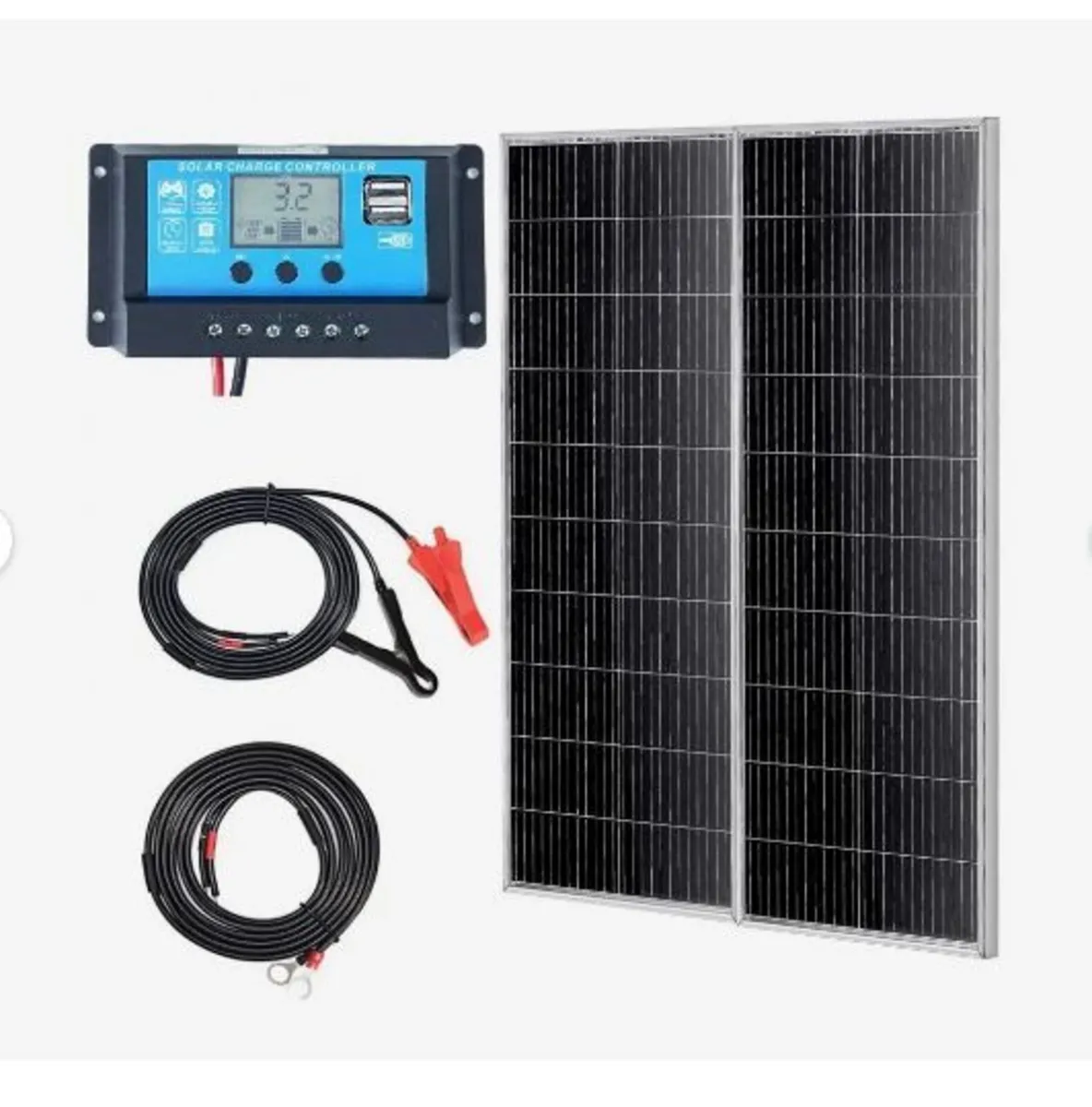 200W Monocrystalline Solar Panel Kit - Image 1