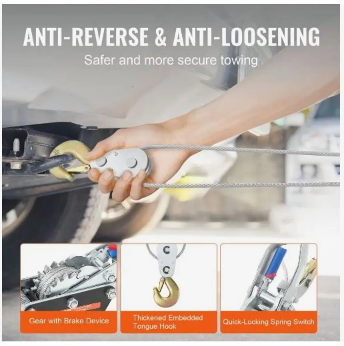 Come Along Winch, 5 Ton (5,000 kg) Pulling Capaci - Image 2