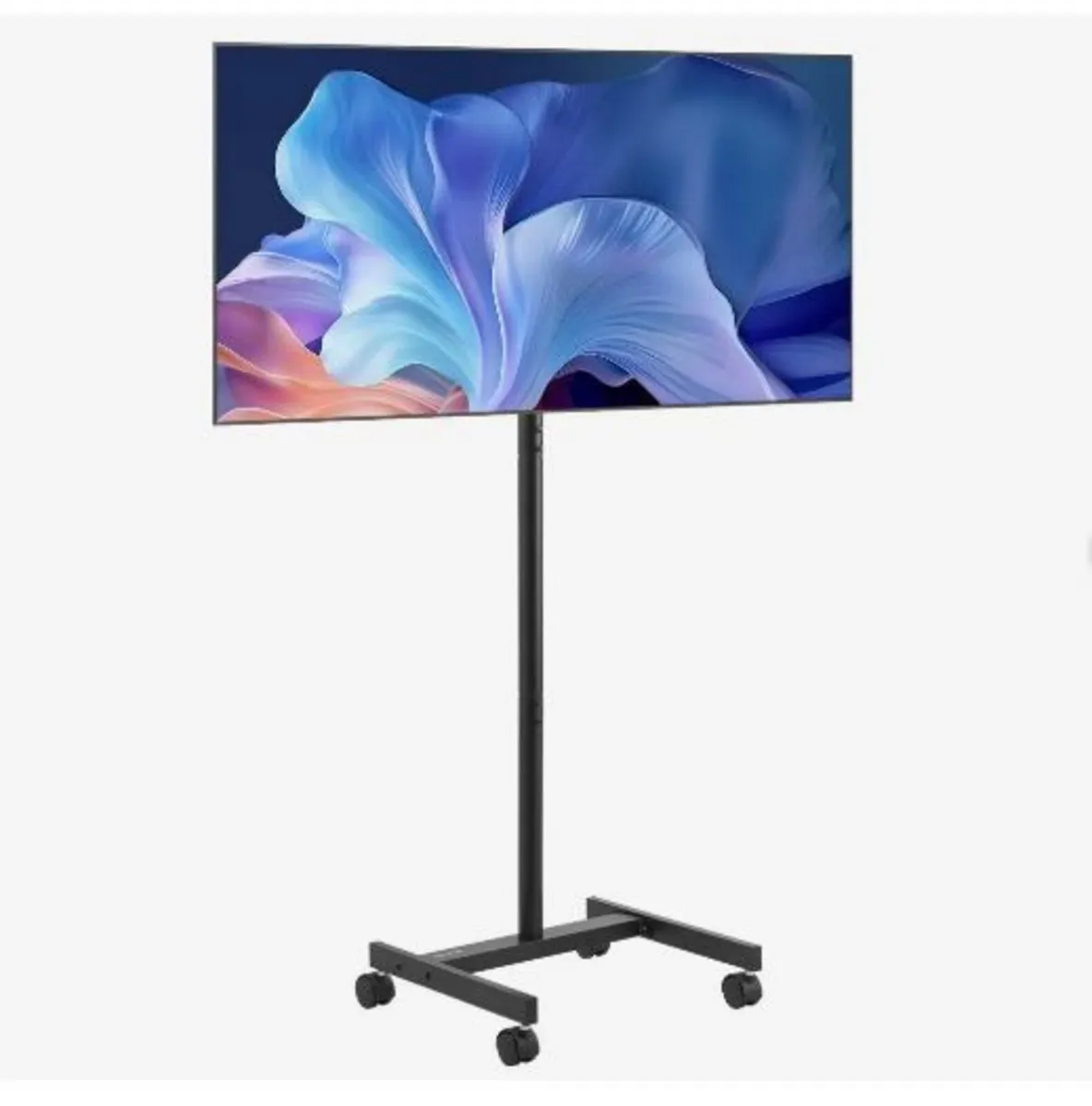 Rolling TV Stand, Mobile TV Cart - Image 1