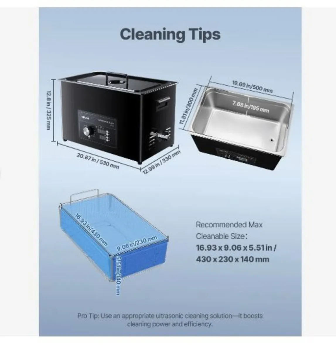 30L Ultrasonic Cleaner, Professional Ultrasonic - Image 4