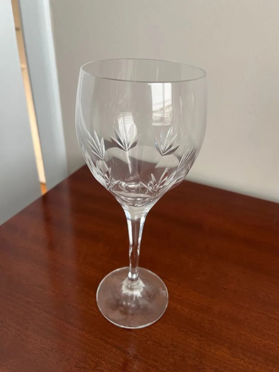 Cavan Crystal Wine Glasses x 12 - Image 2