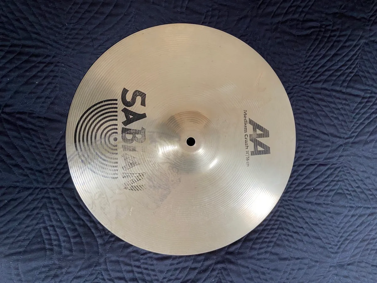 Sabian 14” crash cymbal - Image 1