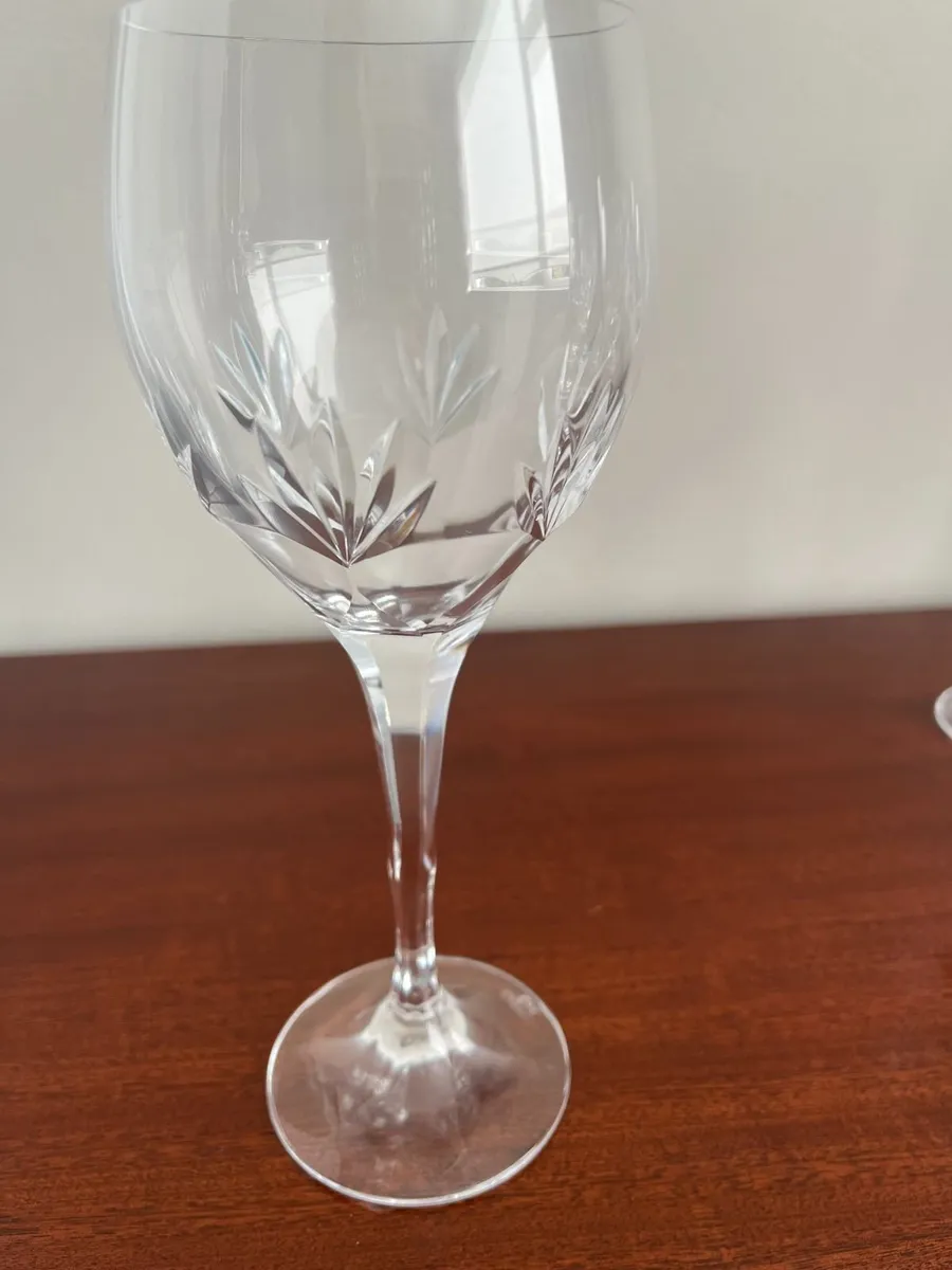 Cavan Crystal Wine Glasses x 12 - Image 4