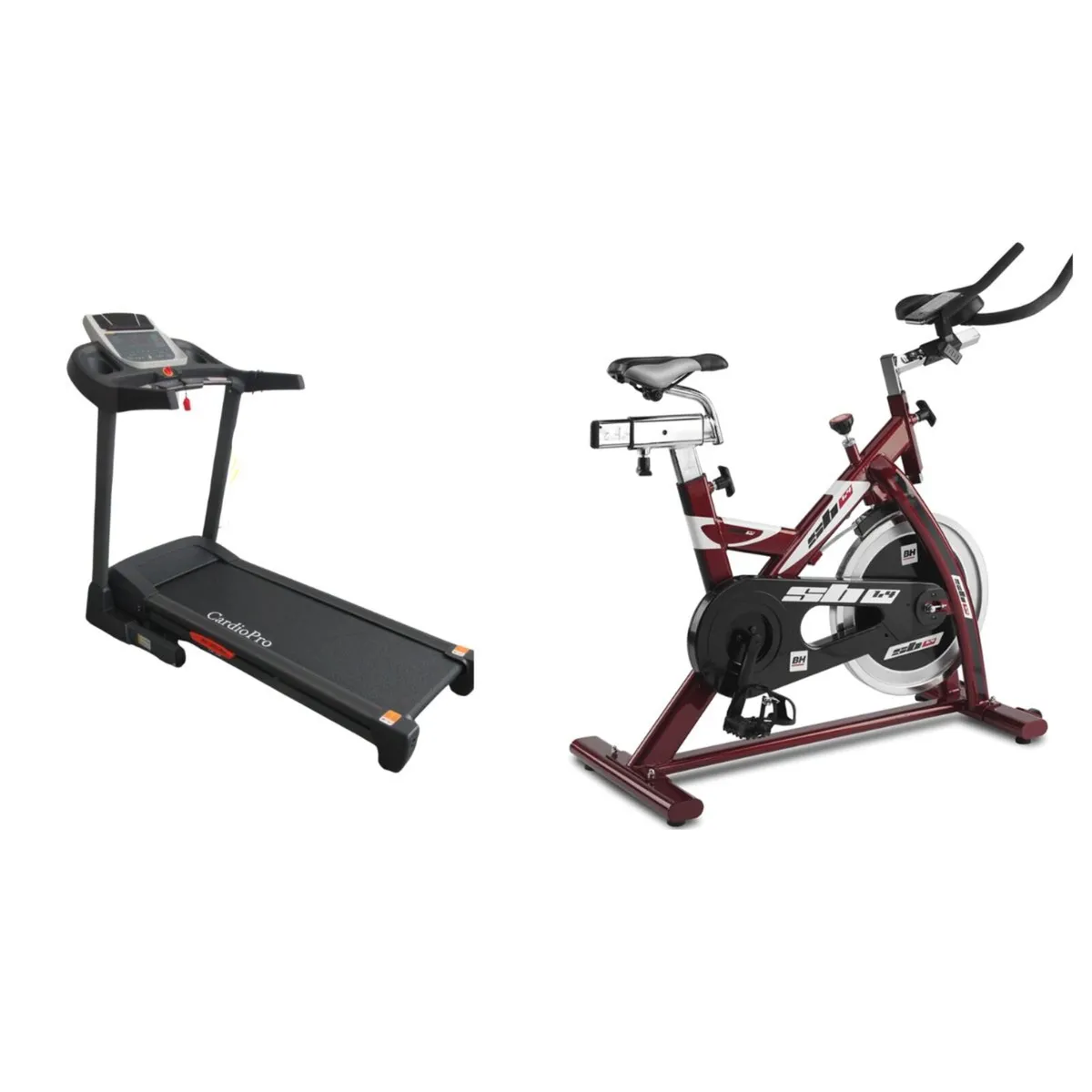 Treadmill and Spin Bike Bundle-Free Delivery