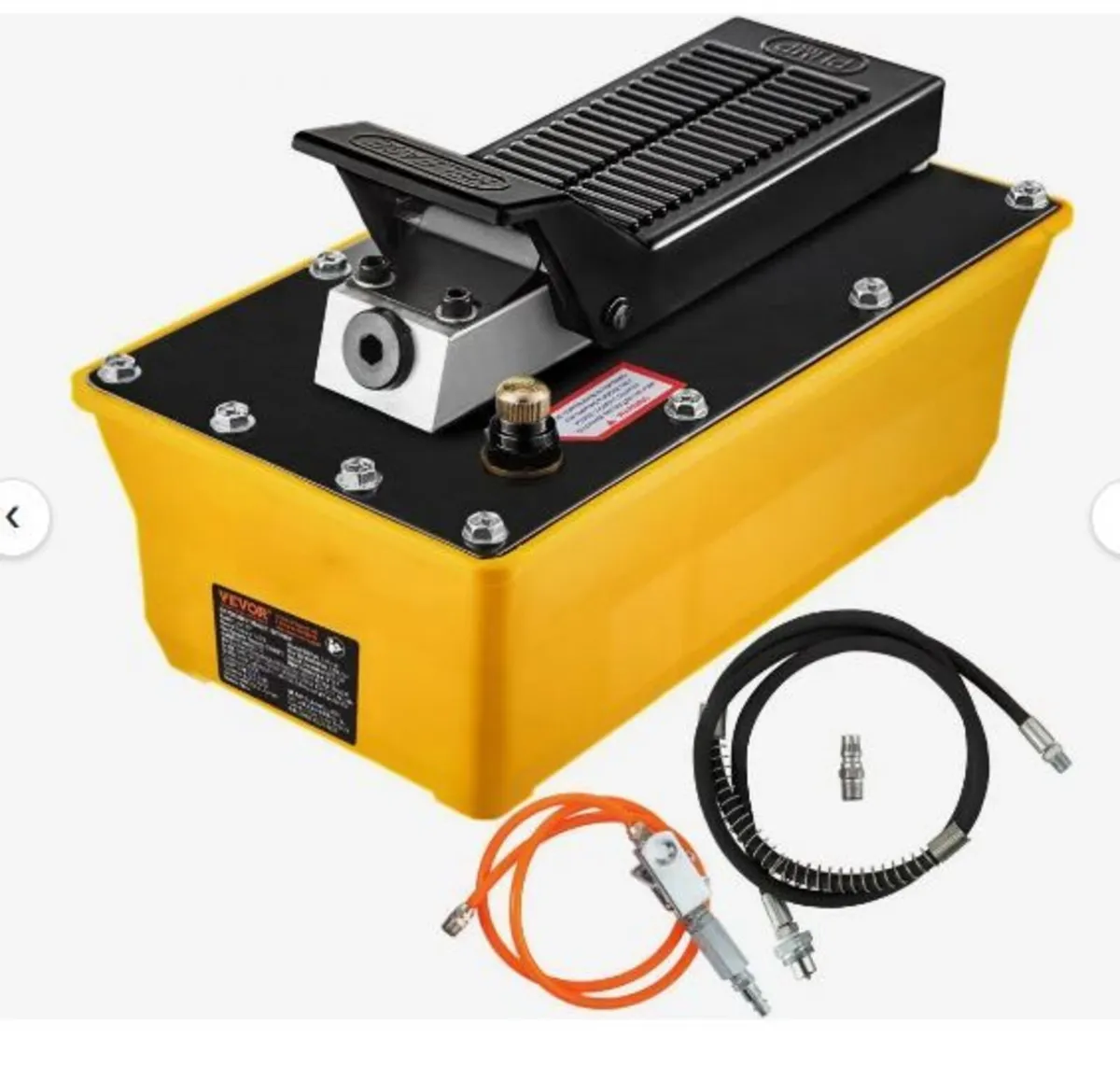 Air Hydraulic Pump, 10,000 PSI Hydraulic Foot Pum - Image 3