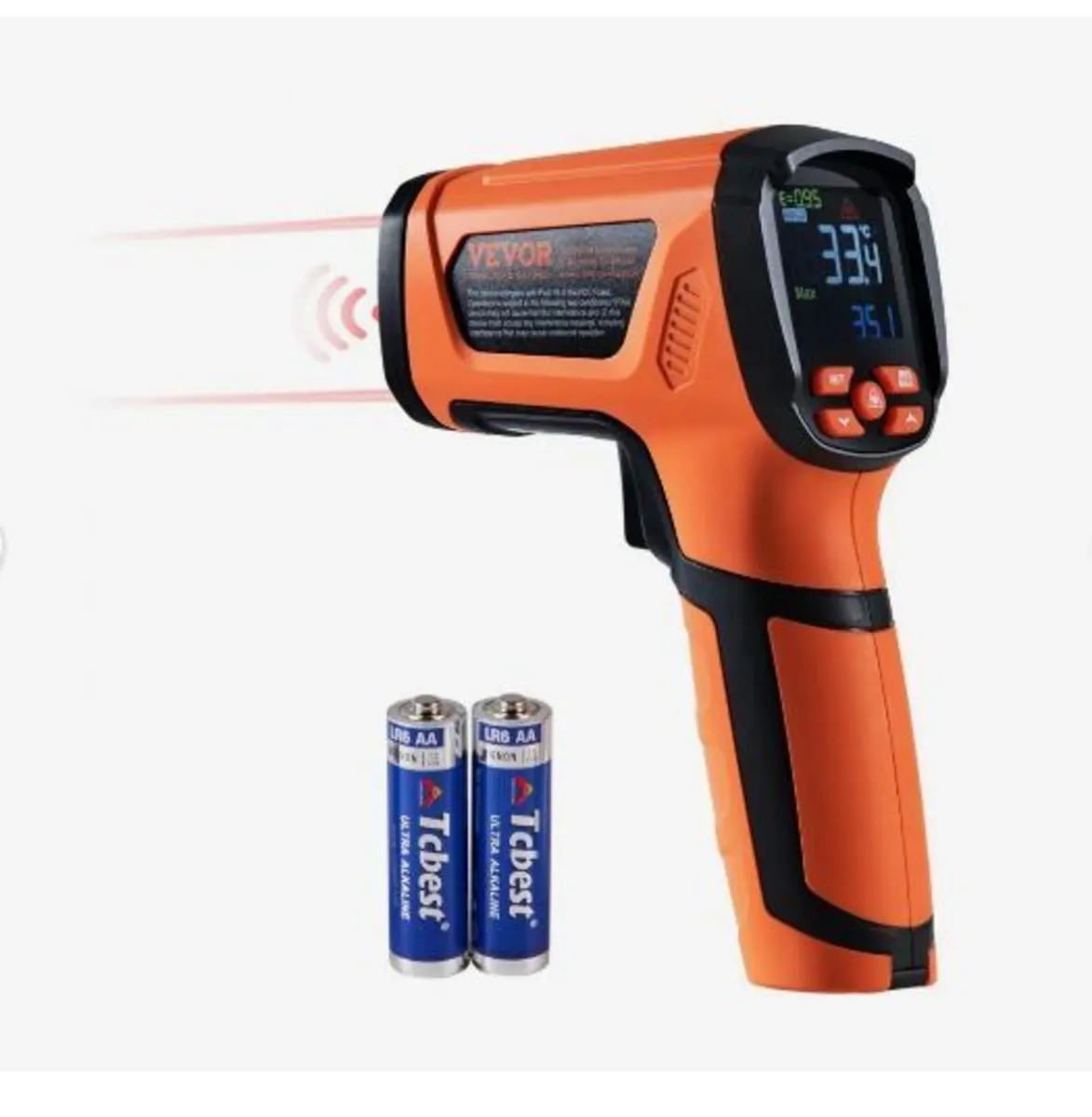 Infrared Thermometer, -40~2732°F Dual Laser - Image 1