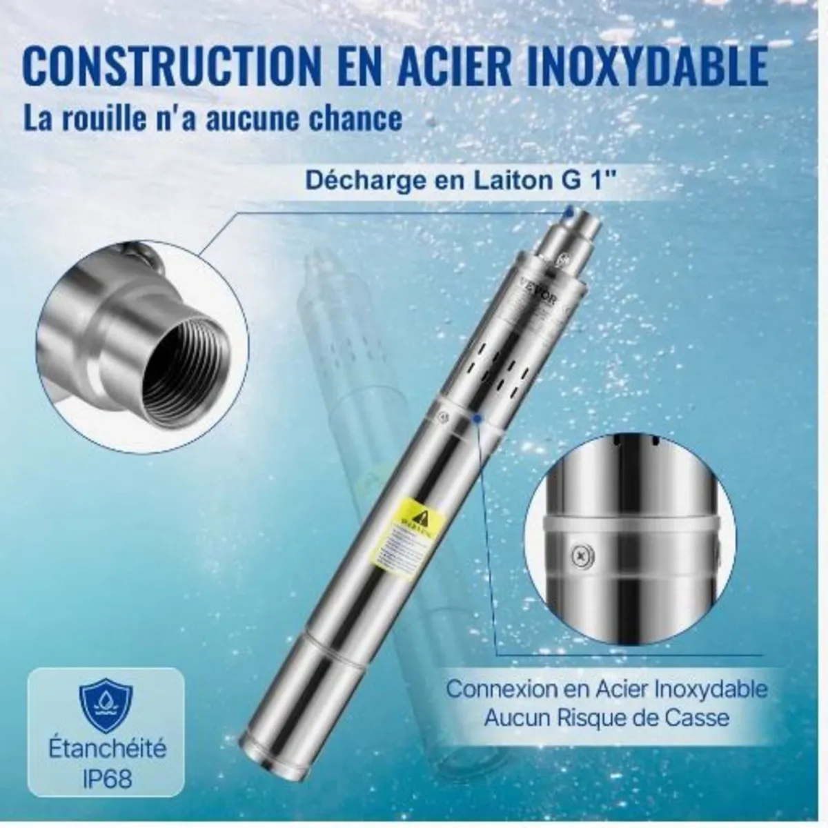 Deep Well Submersible Pump, 550W - Image 2