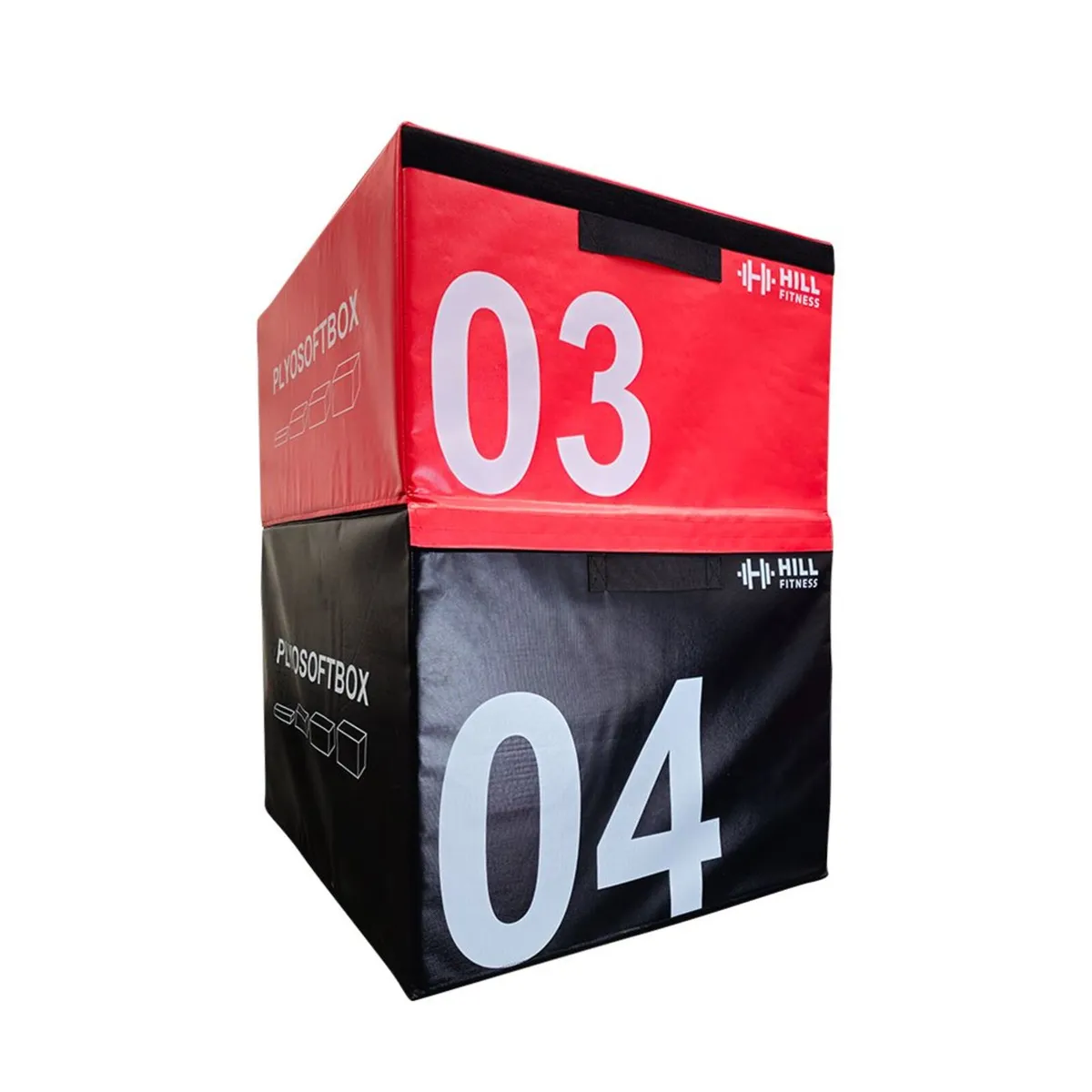 Stackable Soft Plyo Box Set - Weights Gym Jump - Image 3