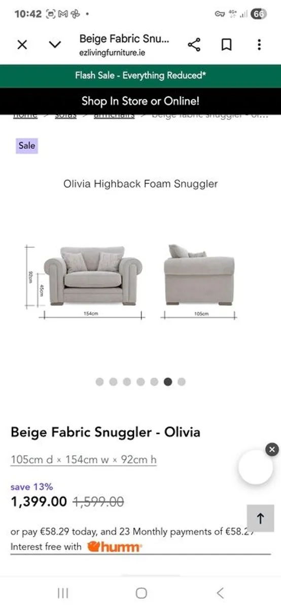 Snuggler armchair - Image 1
