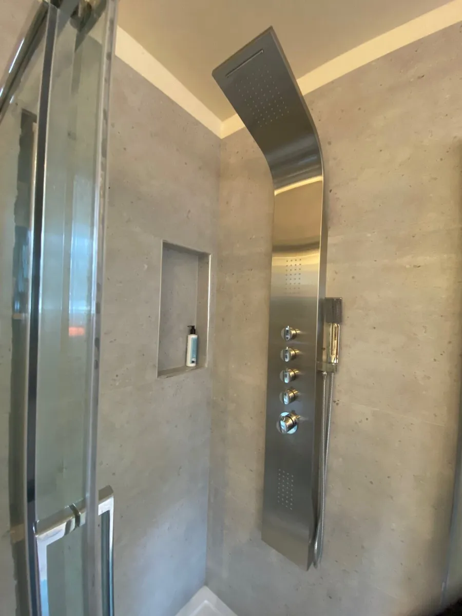 Eliseo Ricci Monsoon waterfall shower tower Chrome - Image 1