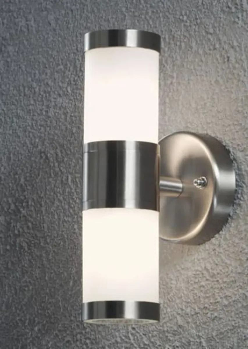 Modena Silver 2 - Bulb Outdoor Armed Sconce - Image 2