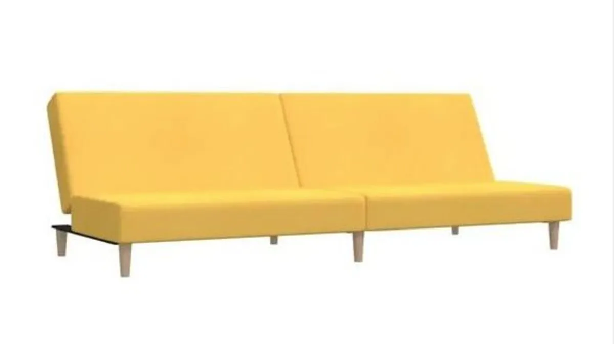 17 Stories Sleeper Sofa 2-Seater with Ottoman - Image 3