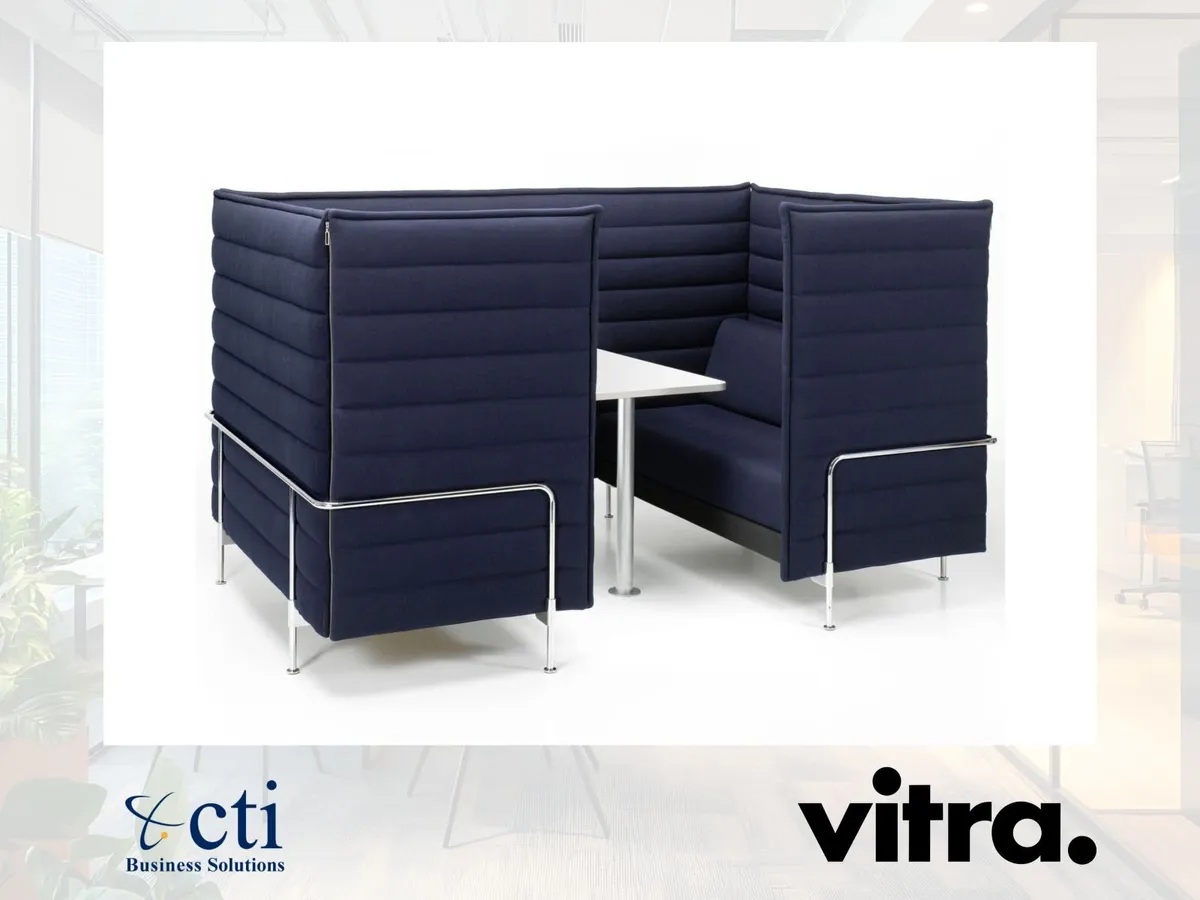 Vitra Alcove Seating Booth - Grade A - 80% Off! - Image 1