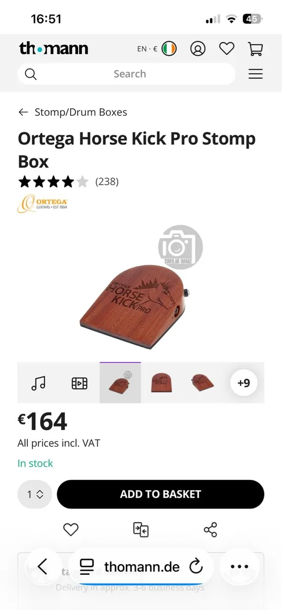 Ortega horse kick pro stomp pedal - Image 4