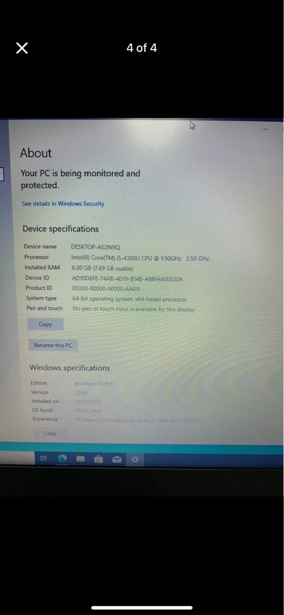 Cheap Lenovo laptop for sale w10 - Image 4