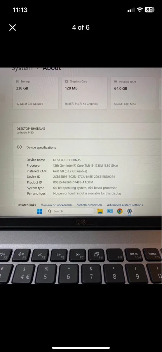 Dell i5 pro 64gb ram 256 ssd windows 11 - Image 4