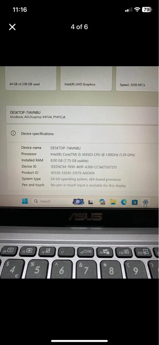 Asus laptop i5 pro 10th gen windows 11 - Image 4