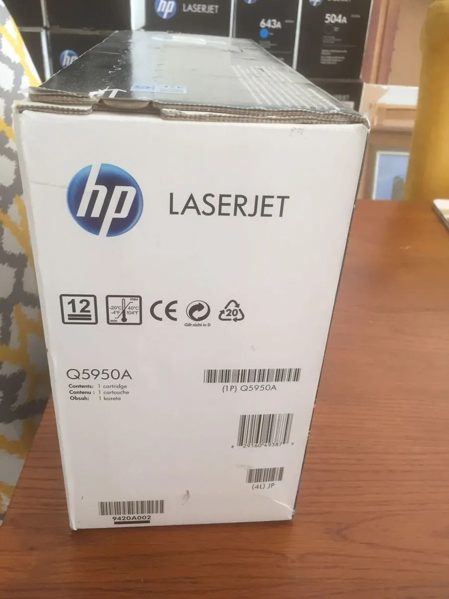 HP 643A Black LaserJet Toner Cartridge Q5950A