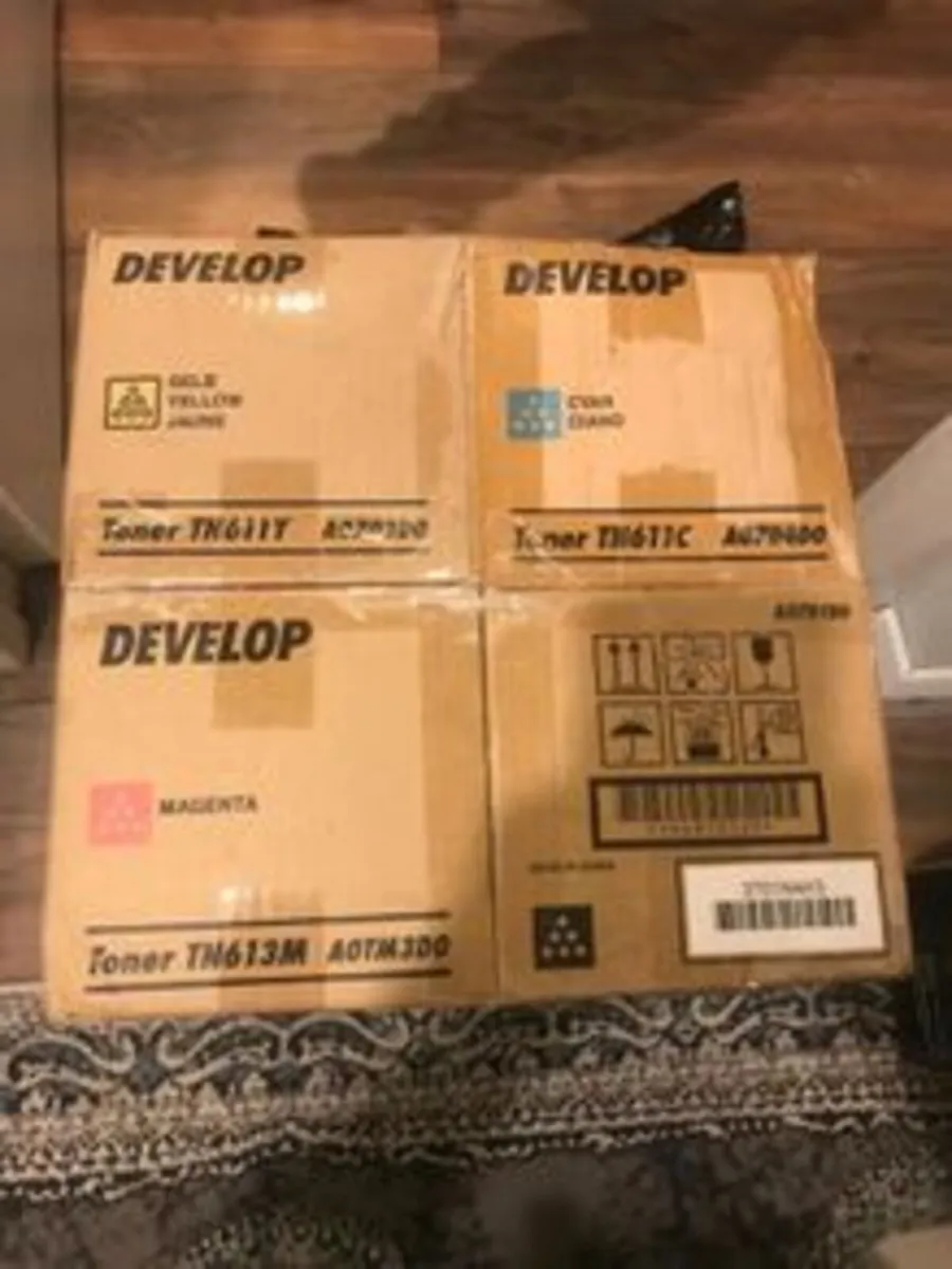 Konica Minolta Bizhub TN613 Complete Toner Set.