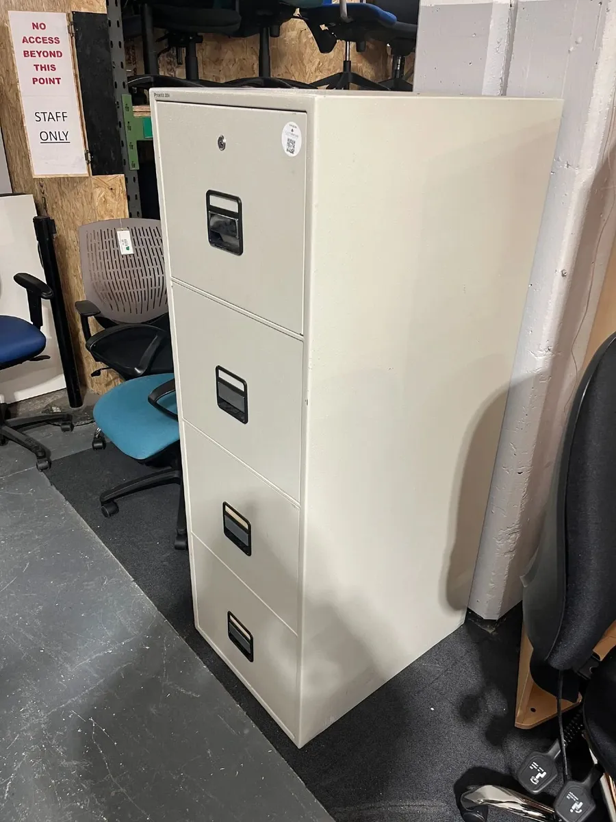 GREY PHEONIX 2224 FIREPROOF FILING CABINET @ CJM - Image 4