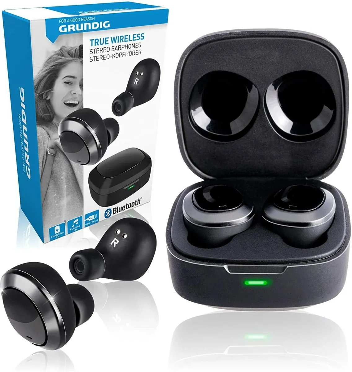 Grundig True Wireless Earphones – Bluetooth 5.3 - Image 1