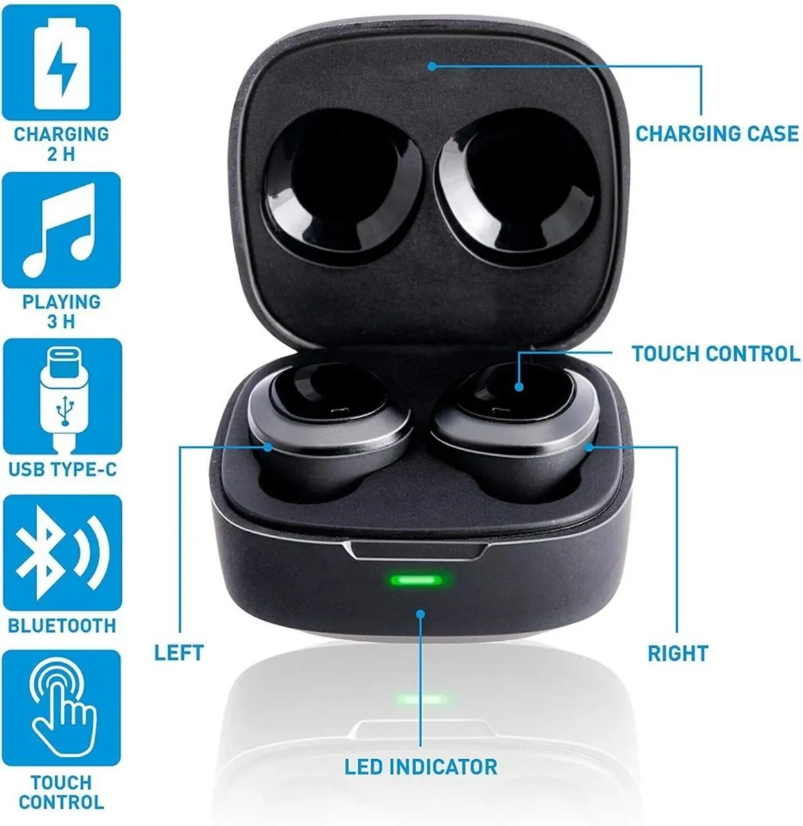 Grundig True Wireless Earphones – Bluetooth 5.3 - Image 3