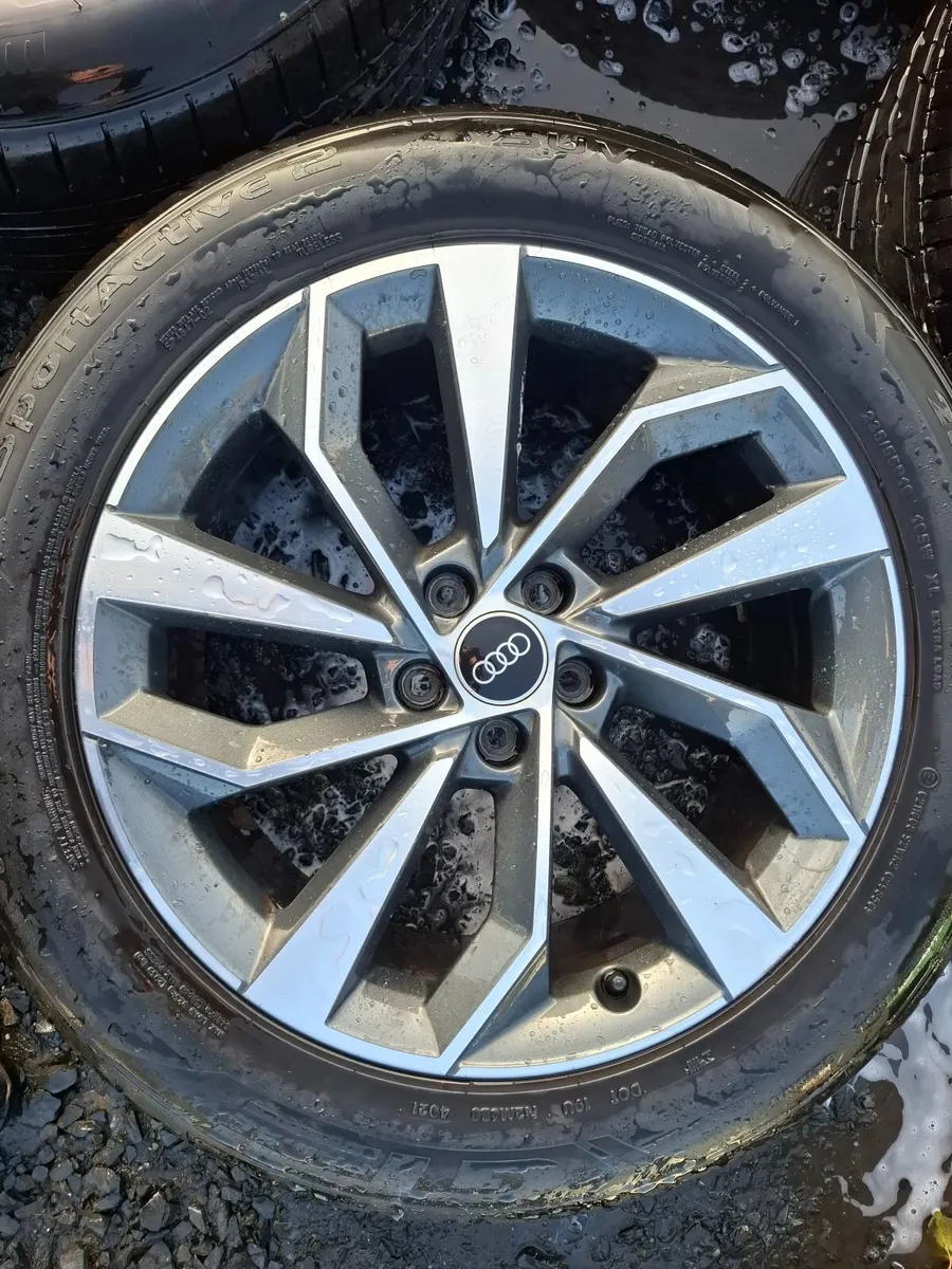 19" Genuine Audi Q5 S Line Alloys with tyres - Image 1